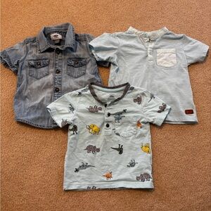 Toddler Boys Button Shirt Bundle